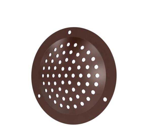Решетка вентиляционная DP zn1/4, D50, окраш.оцинк.сталь, Brown, 4шт., ERA (Эра)